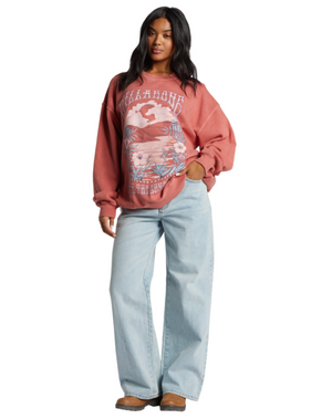 BILLABONG Ride In Oversized Sweatshirt-RCL