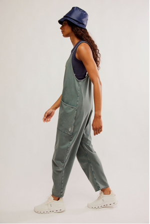 FREE PEOPLE Hot Shot Onesie-Midnight Jade