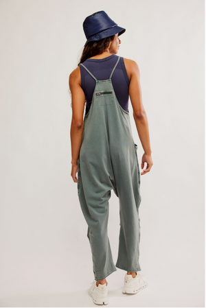 FREE PEOPLE Hot Shot Onesie-Midnight Jade