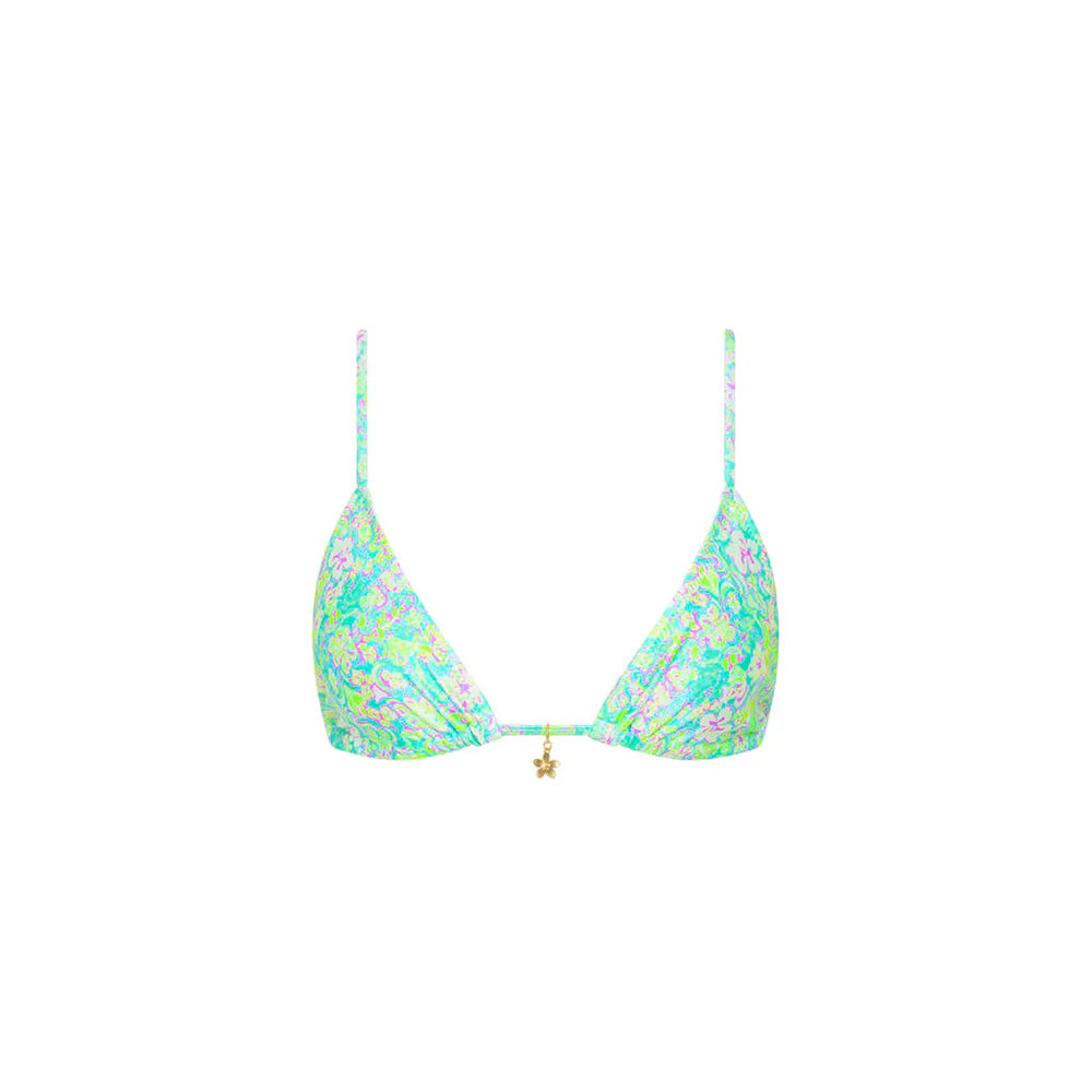 KULANI KINIS Bralette Bikini Top - Hibiscus Fizz