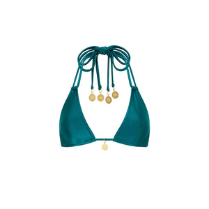 KULANI KINIS Halter Bralette Bikini Top - Cenote