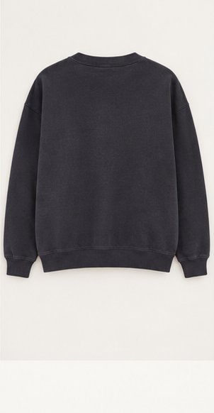 Aloha Sunday Boyfriend Sweatshirt - Black Sand