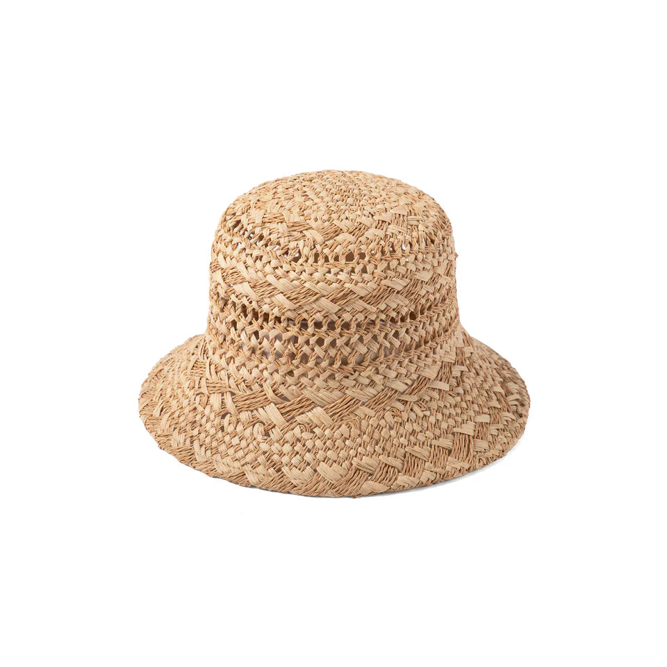 LACK OF COLOR Inca straw bucket hat- Special brown