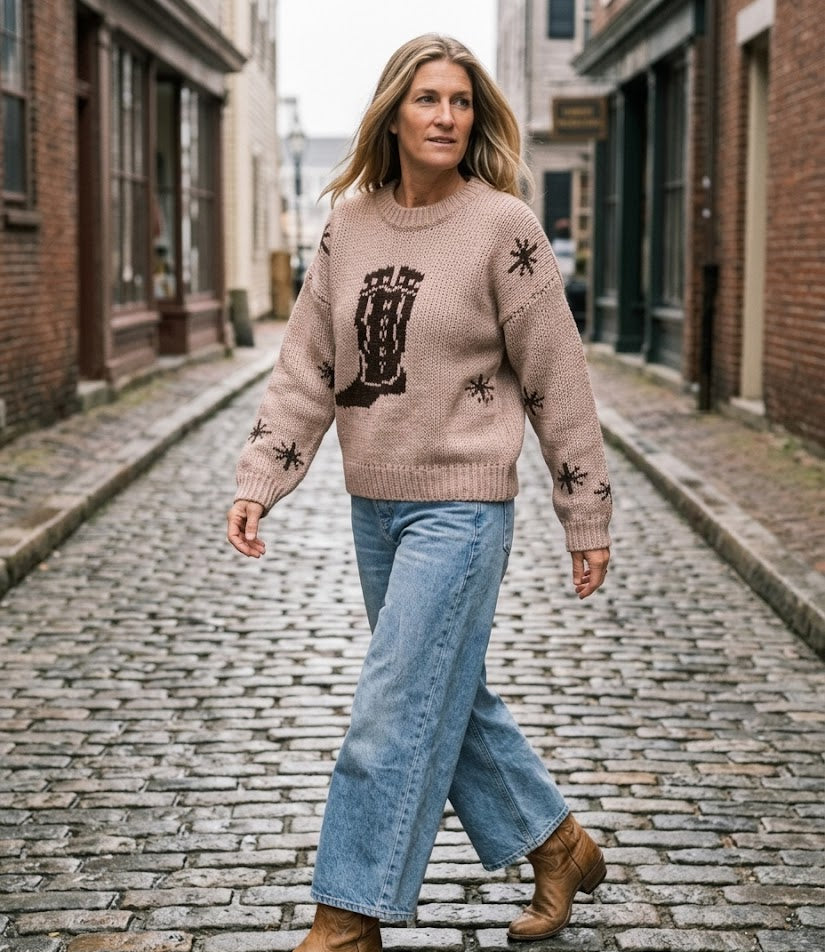 Western Graphic Sweater - Salty Babe Sweaters