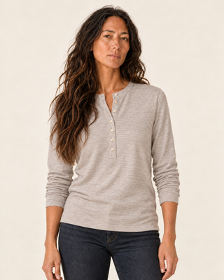Taryn Top - Heather Taupe
