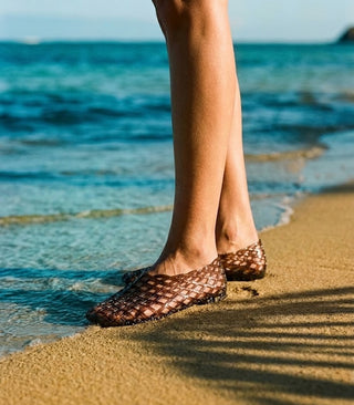 Dark Brown Jelly Sandals - Salty Babe Sandals