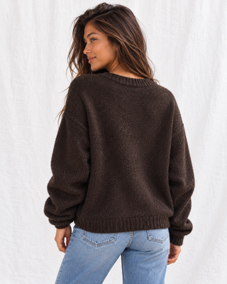 Slow Morning Sweater - Dark Brown