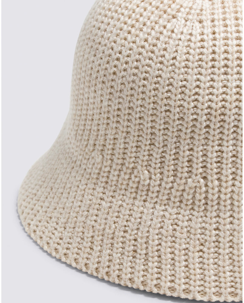 VANS knit bucket hat-Natural