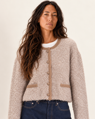 The Driftwood Bouclé Cardigan