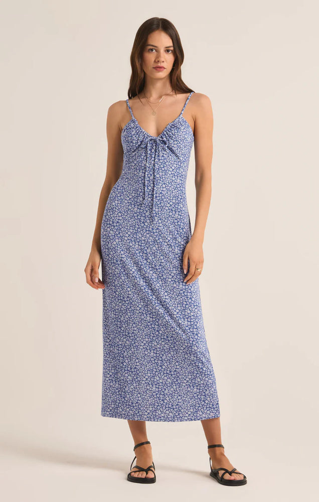 ZSUPPLY Melinda Deval Ditsy midi dress-True Navy