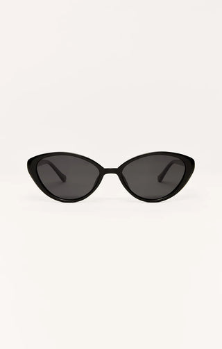 ZSUPPLY Nouveau Polarized Sunglasses in Polished Black/Grey