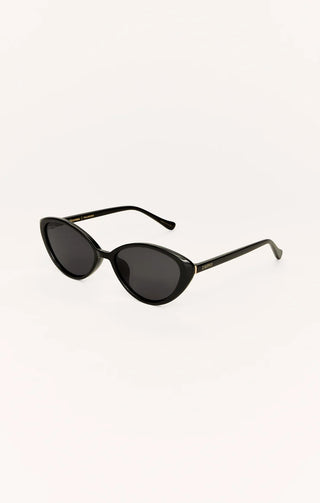 ZSUPPLY Nouveau Polarized Sunglasses in Polished Black/Grey