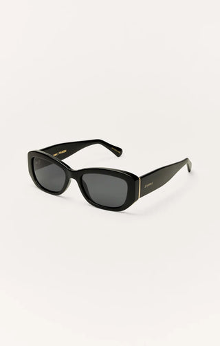 ZSUPPLY Legacy Polarized Sunglasses in Polished Black/Grey