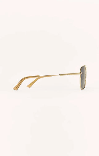 ZSUPPLY Highway Polarized Sunglasses in Gold/Grey