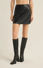 ZSUPPLY Ciera Faux Leather Mini Skirt