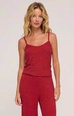 ZSUPPLY Dayglow Cami Tank-Haute Red