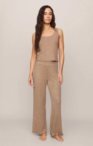 ZSUPPLY Double Scoop Rib Tank in Light Toffee