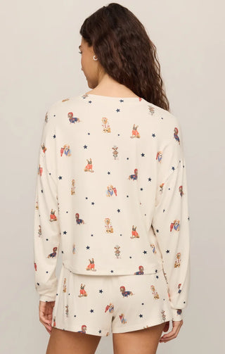 ZSUPPLY Team Player Long Sleeve Top in Sandstone