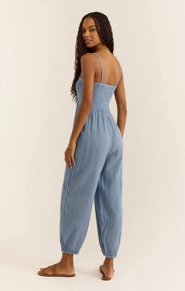 ZSUPPLY Santos Gauze jumpsuit- Deep Indigo