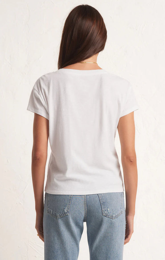 ZSUPPLY Modern V-Neck tee-White