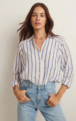 ZSUPPLY The Perfect Linen stripe top