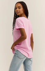 ZSUPPLY Asher V-neck tee- Hibiscus