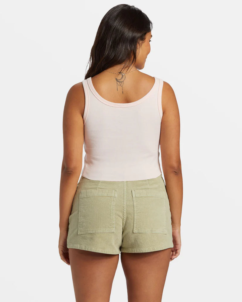 Billabong You're A Peach Cropped Tank Top