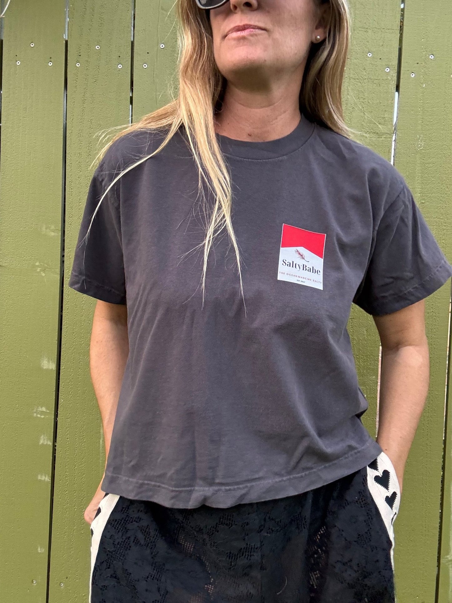 Addicted Boxy Tee - The Salty BabeTee Shirts