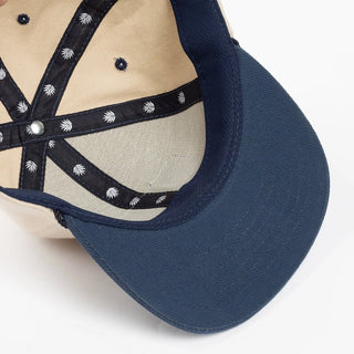 All Hat No Cattle Hat - White/Navy | The Salty Babe
