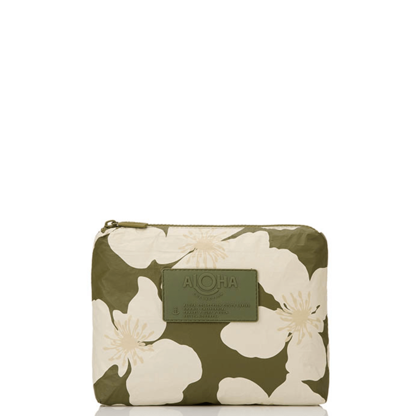 ALOHA COLLECTION Cassia Small Pouch - Olive/Sandstone - The Salty BabePouch