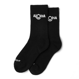 ALOHA COLLECTION Crew Sock - The Salty BabeFootwear