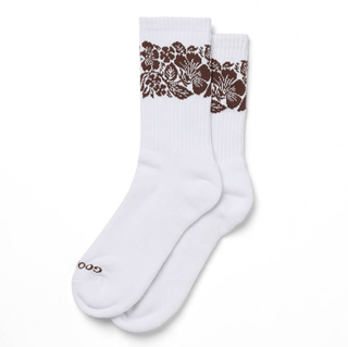 ALOHA COLLECTION Crew Sock - The Salty BabeFootwear