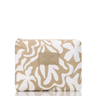 ALOHA COLLECTION Float Mid Pouch - Latte - The Salty BabePouch