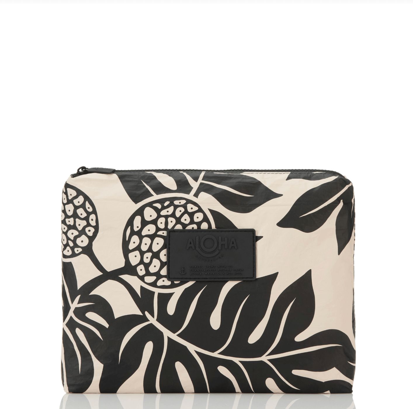 ALOHA COLLECTION Holomua Mid Pouch - Black/Sandstone - The Salty BabePouch