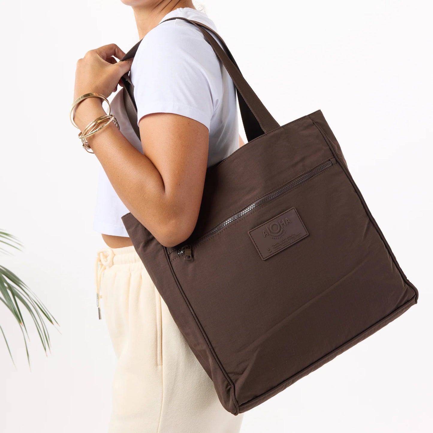 ALOHA COLLECTION Keep It Lt Daily Tote - Coconut - The Salty BabeTote Bag