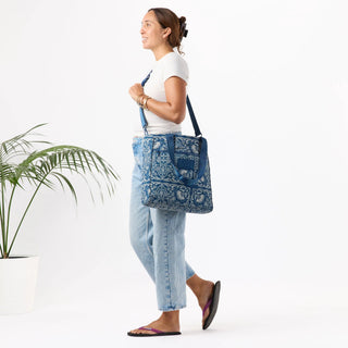 ALOHA COLLECTION Keep It Lt Daily Tote - Rodeo/Denim - The Salty BabeTote Bag