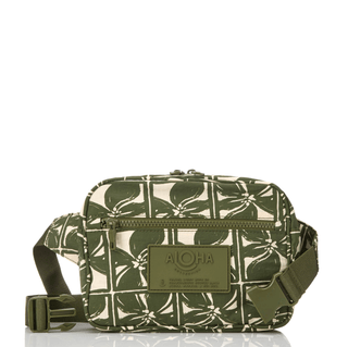 ALOHA COLLECTION Lattice Keep It Lt Hip Pack - Olive - The Salty BabeBags