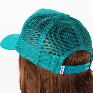ALOHA COLLECTION Lei Aloha Trucker Hat - Jade - The Salty BabeHats