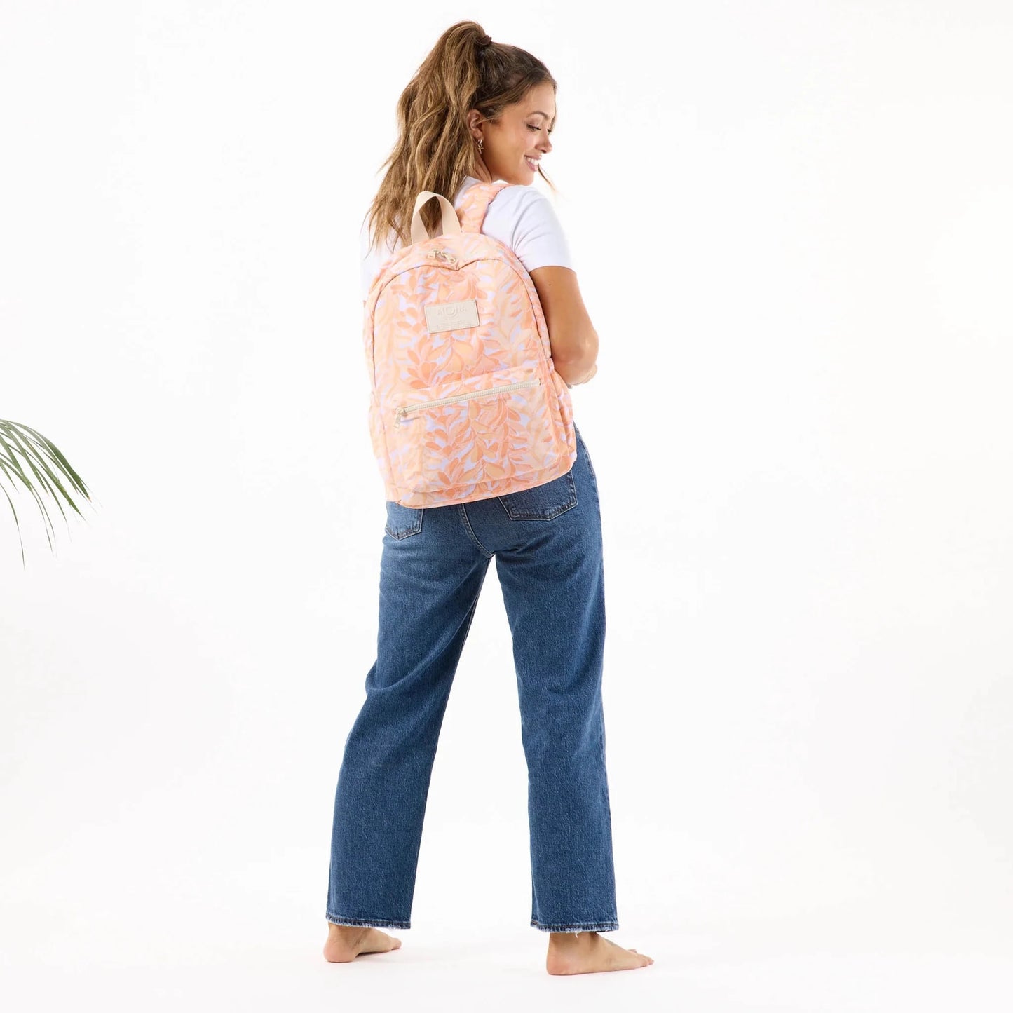 ALOHA COLLECTION Lei Stand Keep It Lt Backpack - Peachy - The Salty BabeBackpacks
