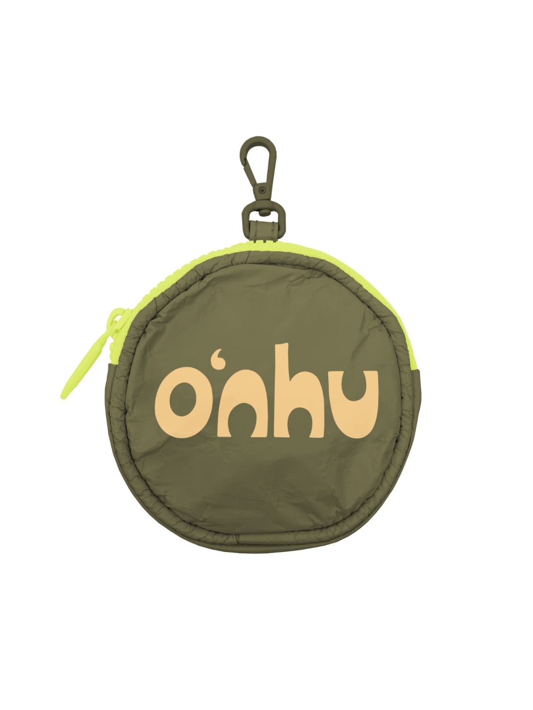 ALOHA COLLECTION O'ahu Bubble Cutie - Tangerine/Olive - The Salty BabeCoin Purse
