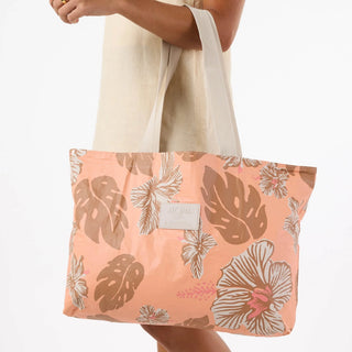 ALOHA COLLECTION Papeete Reversible Holo Holo - Toffee/Sandstone - The Salty BabeBags