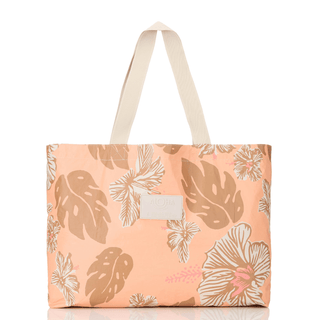 ALOHA COLLECTION Papeete Reversible Holo Holo - Toffee/Sandstone - The Salty BabeBags