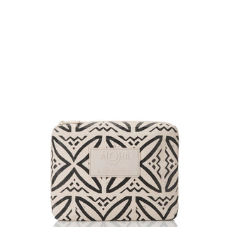 ALOHA COLLECTION Pasifika Small Pouch - Black/Sandstone - The Salty BabePouch