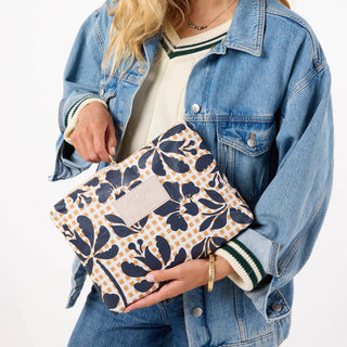 ALOHA COLLECTION Picnic Fleur Mid Pouch - Neptune - The Salty BabePouch