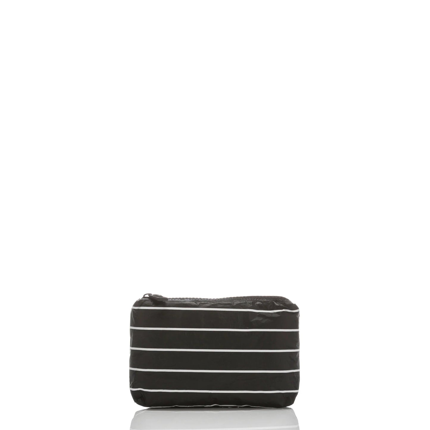 ALOHA COLLECTION Pinstripe Mini Pouch - Black/White - The Salty BabePouch