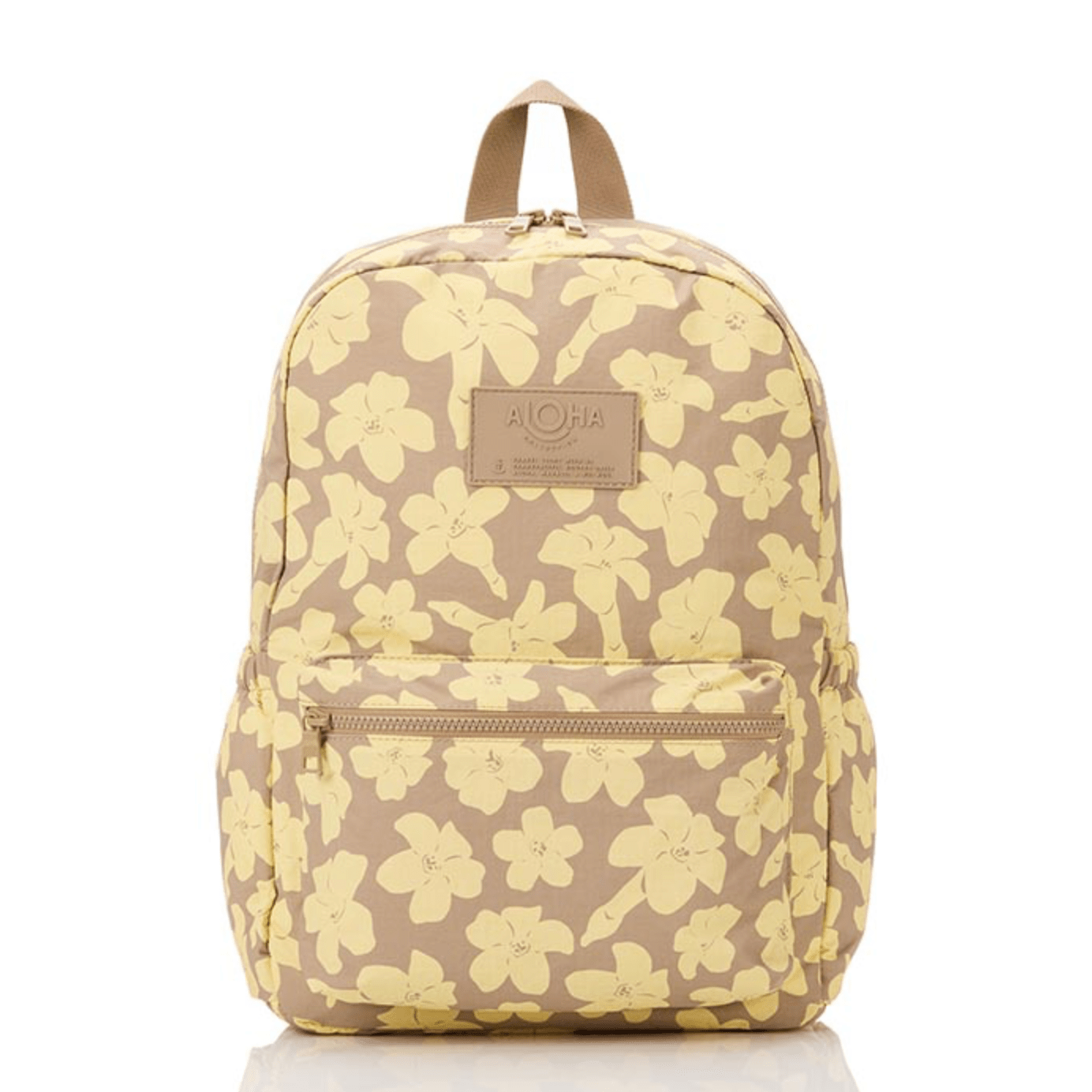 ALOHA COLLECTION Puakenikeni Buds Backpack - Affogato - The Salty BabeBackpacks