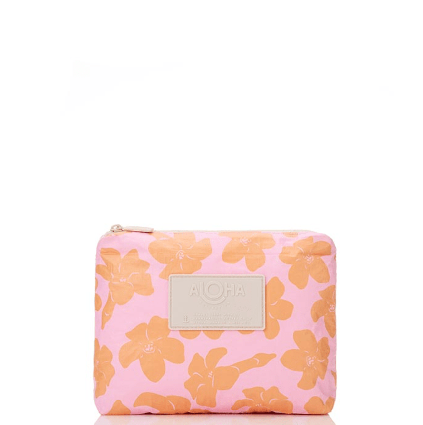 ALOHA COLLECTION Puakenikeni Buds Small Pouch - Pink Orange - The Salty BabePouch