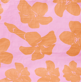 ALOHA COLLECTION Puakenikeni Buds Small Pouch - Pink Orange - The Salty BabePouch