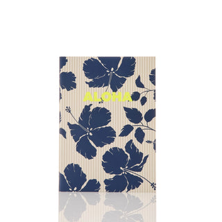 ALOHA COLLECTION Salina Tiny Stripe Notebook - Navy - The Salty BabeBooks