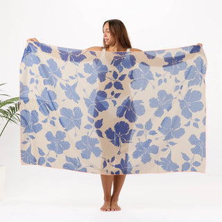 ALOHA COLLECTION Salina Tiny Stripe Pareo - Navy - The Salty BabePareo